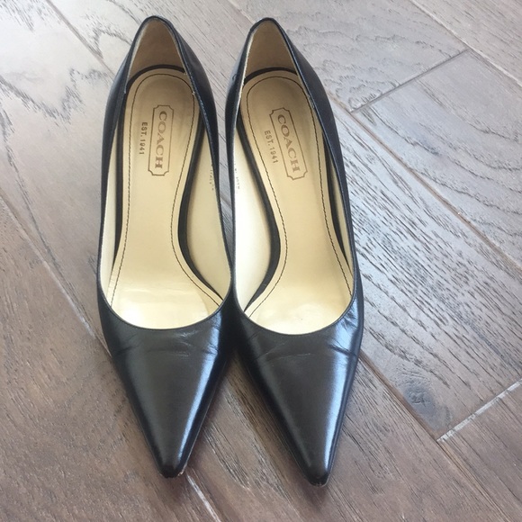 Coach Alison Kid Leather Pumps 7.5 - Picture 4 of 9